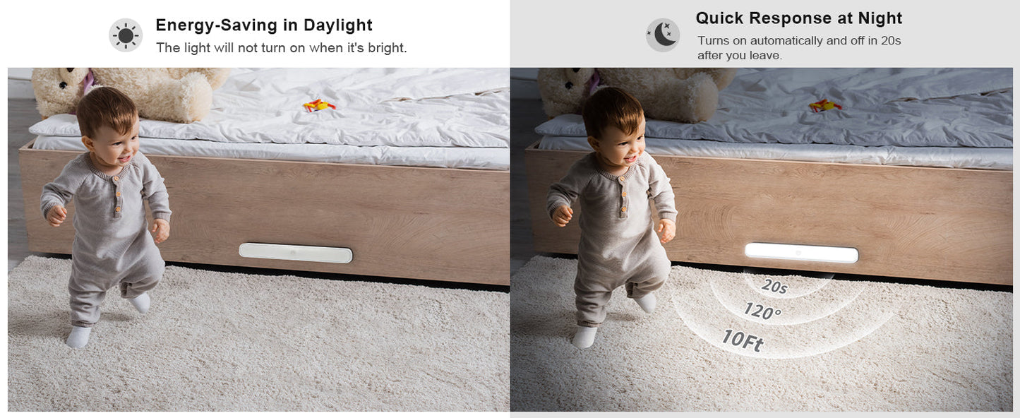 WILLED  Motion Sensor Cabinet Light Battery Display
